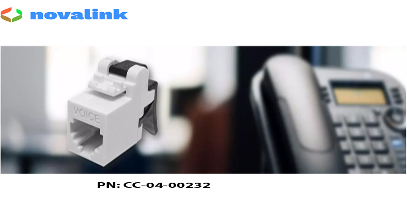 Ổ cắm điện thoại cao cấp novalink mã CC-04-00232 hàng chính hãng